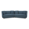 Fraser 2 Piece Modular Sofa in Deep Blue