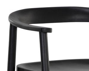 JEREMY COUNTER STOOL - BLACK
