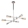 Tribeca AC10786PN Chandelier in Polished Nickel
