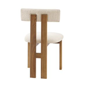 Hailey Boucle Dining Side Chair, Palladian Beige