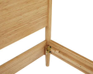 Ria Eastern King Platform Bed, Caramelized