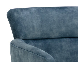 SHARQUI DINING ARMCHAIR - NONO PETROL