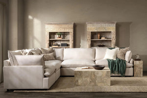 Caplan Modular 5-Piece Sectional in Dawn-Flax
