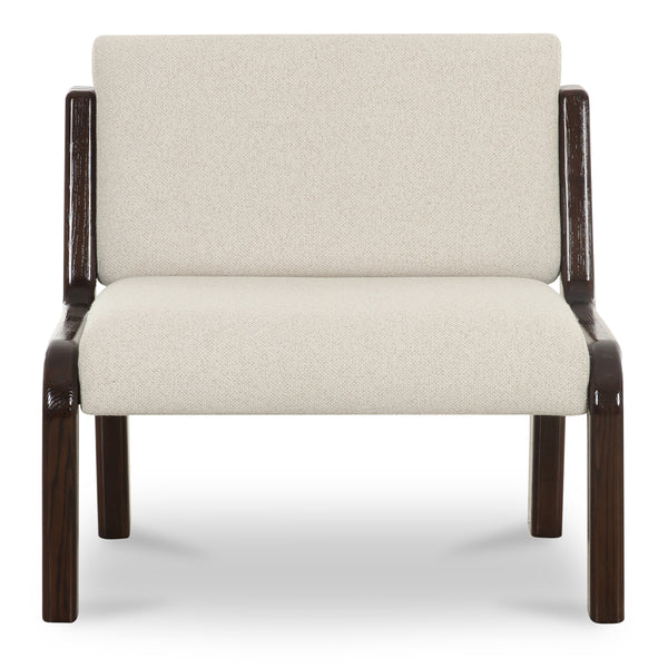 Moe's Edie Accent Chair in Flecked Ivory