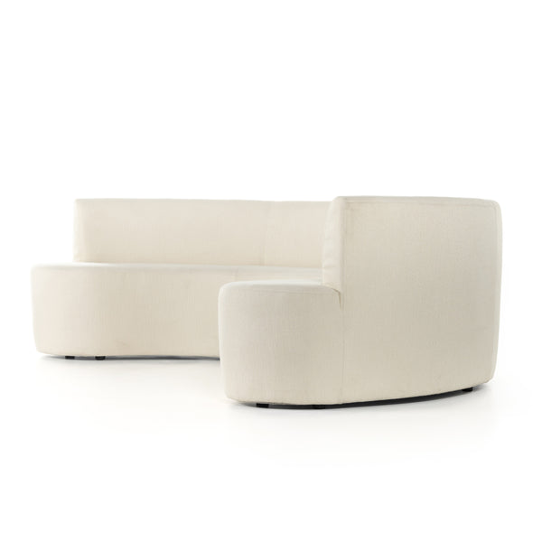 Sanda Dining Banquette In Kerbey Ivory