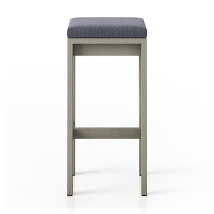 Monterey Outdoor Bar Stool In Grey In Bar