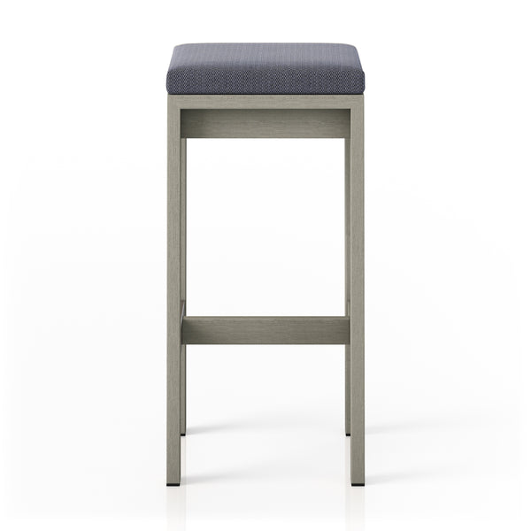 Monterey Outdoor Bar Stool In Grey In Bar