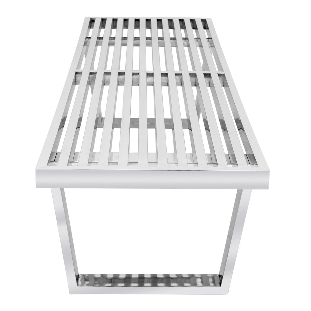 Henry PLATFORM BENCH - 5 FEET - SILVER