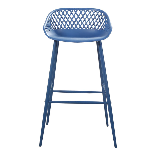 Moe's Piazza Outdoor Barstool Blue - Set of Two
