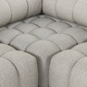 Roma Outdoor 5pc Sectional In Faye Ash