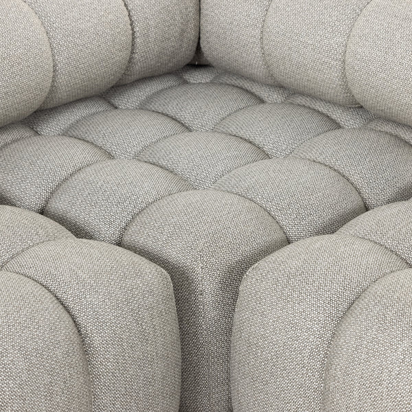 Roma Outdoor 5pc Sectional In Faye Ash