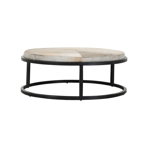 Hayword Hide-Covered Nesting Coffee Tables – Set of 2