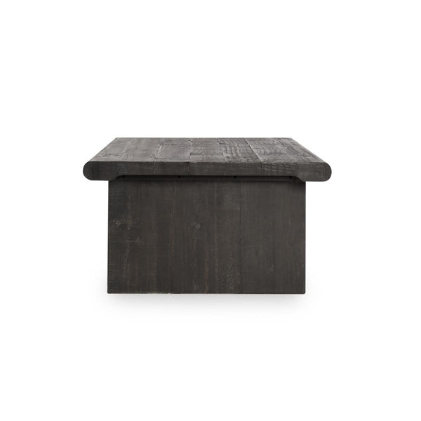 Larson Solid Wood Coffee Table in Carbon Black