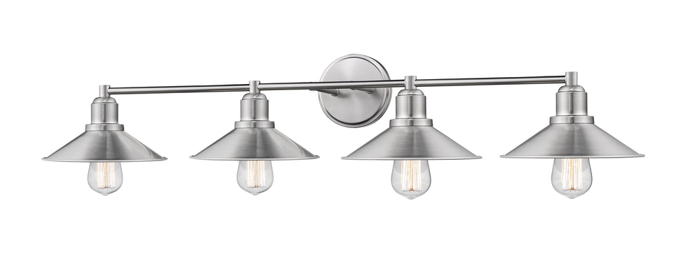 Casa 4 Light Vanity in Brushed Nickel Finish