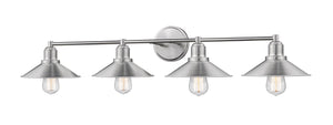 Casa 4 Light Vanity in Brushed Nickel Finish