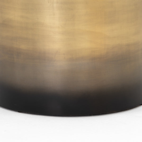 Cameron Ombre Bunching Table In Ombre Brass