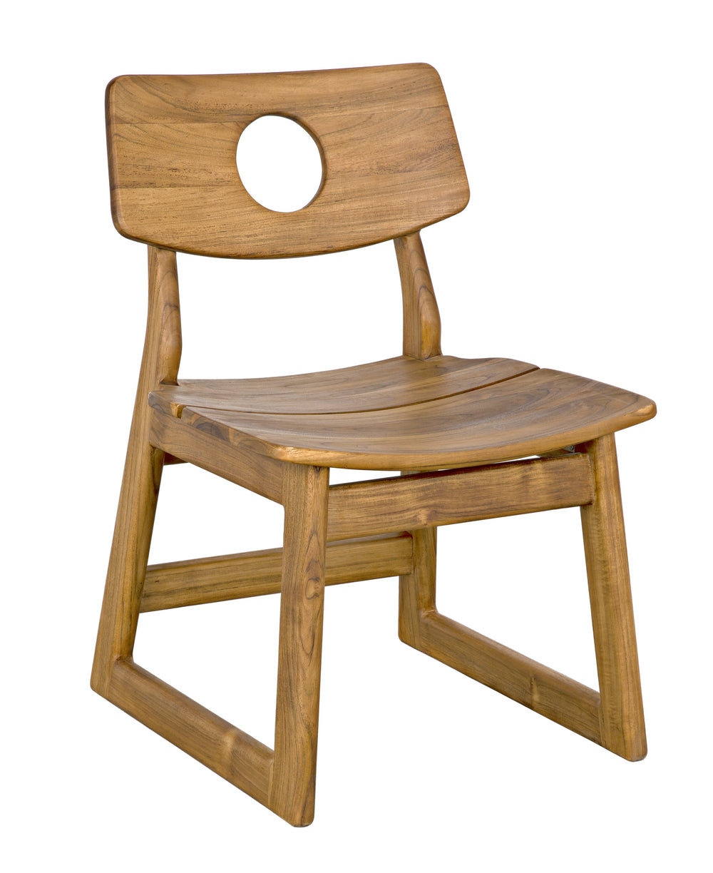 Buraco Teak Chair with Satin Gloss Finish