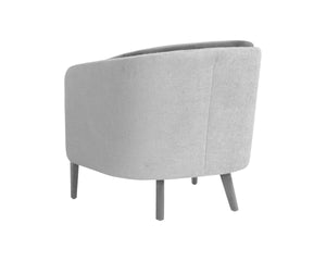 SHEVA ARMCHAIR - SAN REMO WINTER CLOUD / ANTONIO CHARCOAL