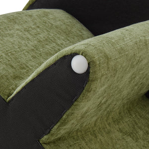 Cielo Chenille Ottoman, Millburry Green