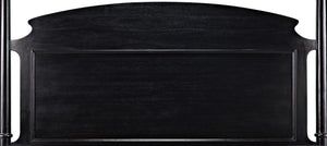 Eastern King New Douglas Mahogany Bed in Hand-Rubbed Black