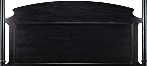 Eastern King New Douglas Mahogany Bed in Hand-Rubbed Black
