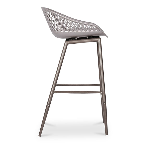 Piazza Outdoor Counter Stool Grey - Set of 2