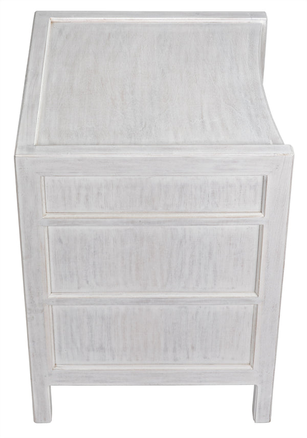 Hampton Night Stand 24", White Wash
