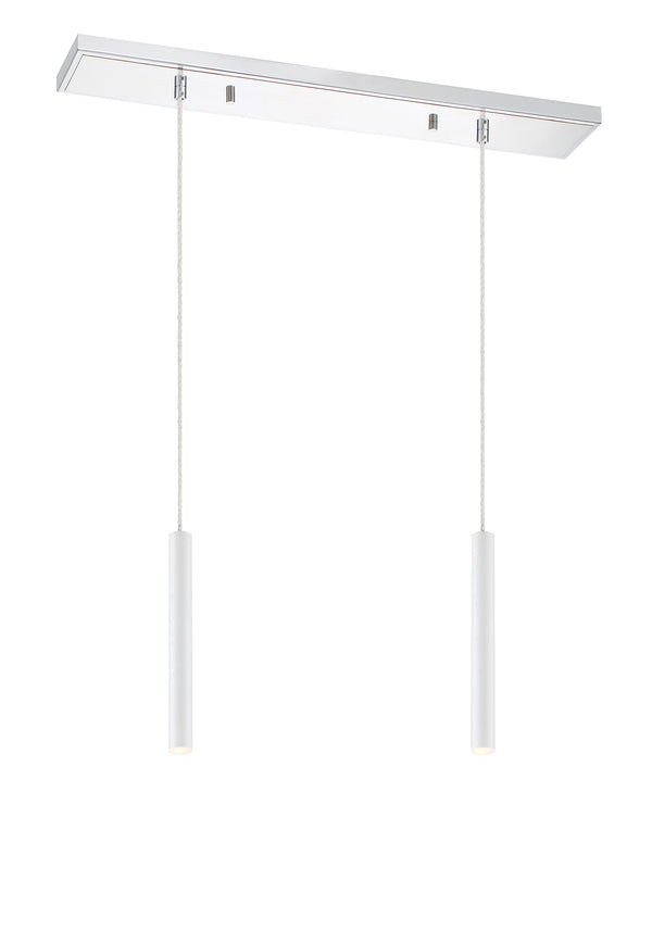 Forest 2 Light Island/Billiard in Chrome Finish
