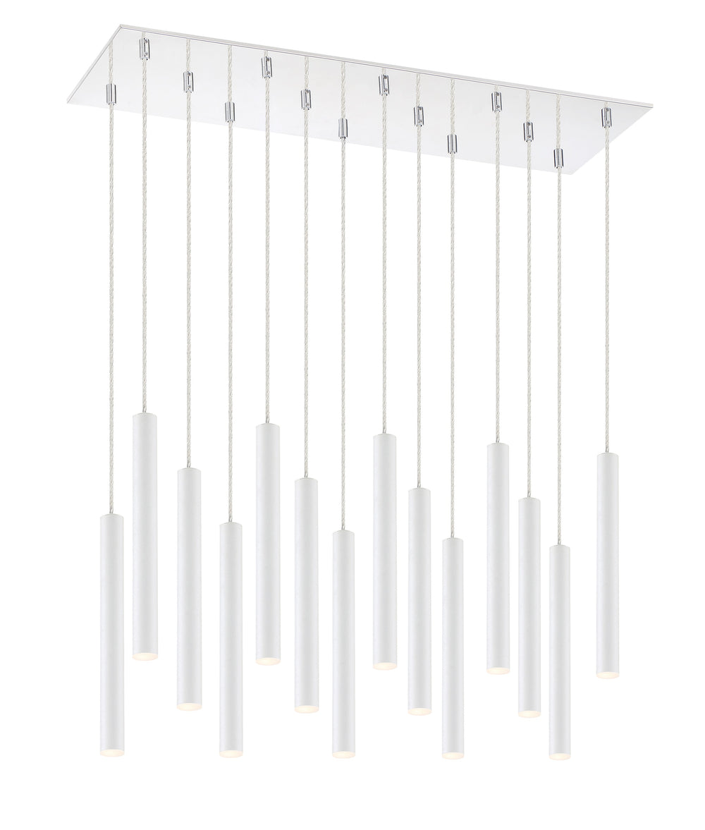 Forest 14 Light Island/Billiard in Chrome Finish