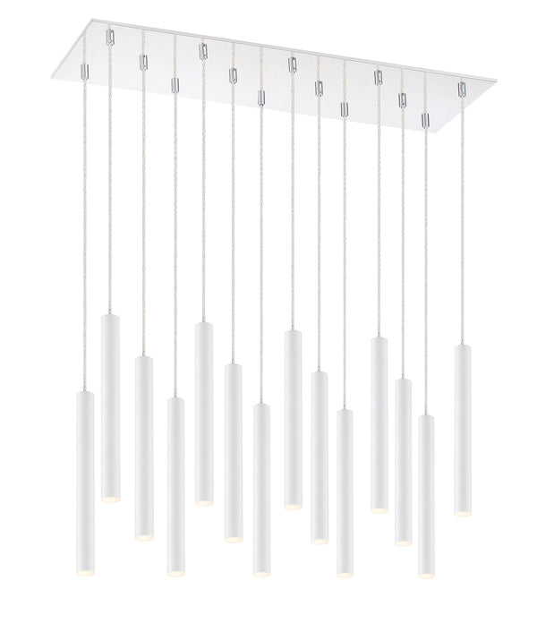 Forest 14 Light Island/Billiard in Chrome Finish