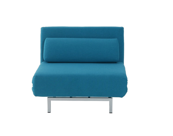 Jaidan Chair Bed in Teal Fabric