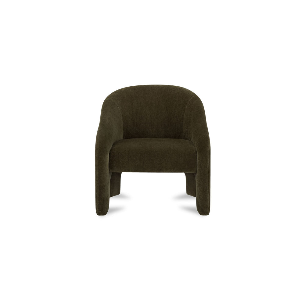 Tuva Accent Chair in Cedar Green Velvet