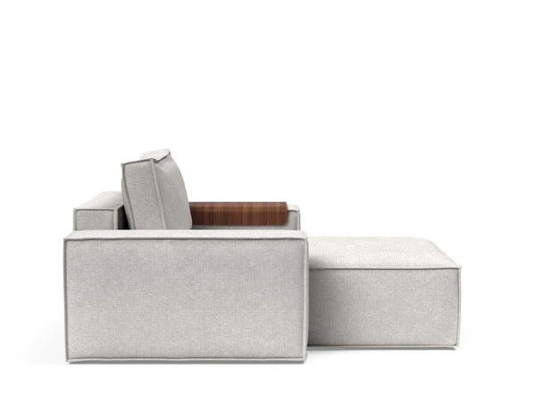 NEWILLA LOUNGER CHAIR W/WIDE ARM RESTS, 39"X61"