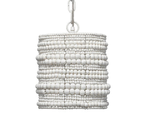 Strand Wood Beaded 1-Light Pendant