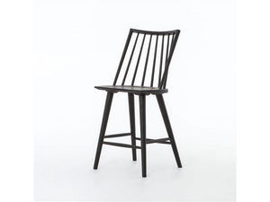 Lewis Windsor Counter Stool-Black Oak