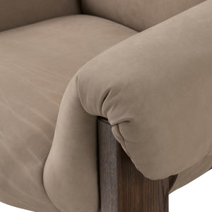 Samena Chair in Nubuck Sand