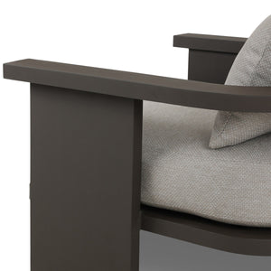 Tahana Outdoor Metal Chair - Casa Grey