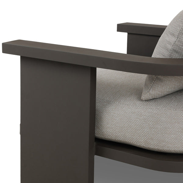 Tahana Outdoor Metal Chair - Casa Grey