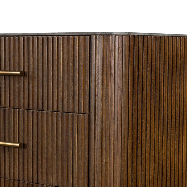 Fletcher 5 Drawer Dresser In Bluestone