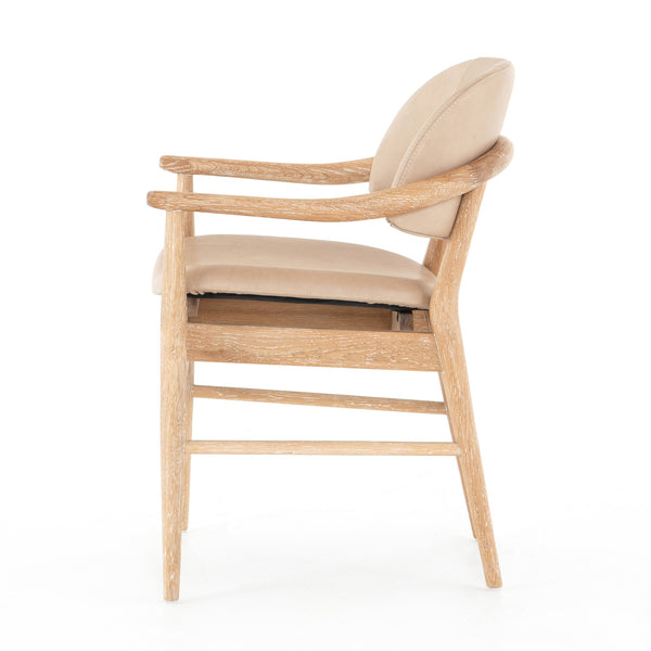 Josie Dining Chair In Vintage White Wash