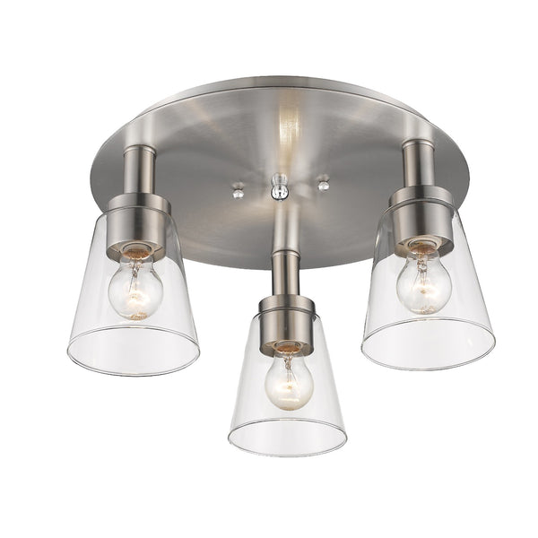 Clarence AC10768BN Flush Mount in Brushed Nickel