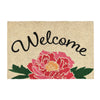 Peony Welcome Doormat 24x36 - Coconut Husk