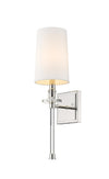 Sophia 1 Light Wall Sconce in Polished Nickel Finish
