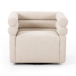 Evie Swivel Chair In Hampton Cream