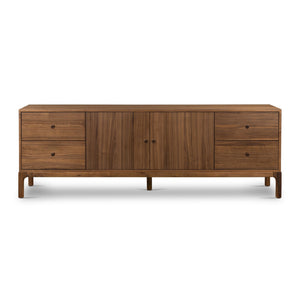 Arturo Media Console - Natural Walnut Veneer