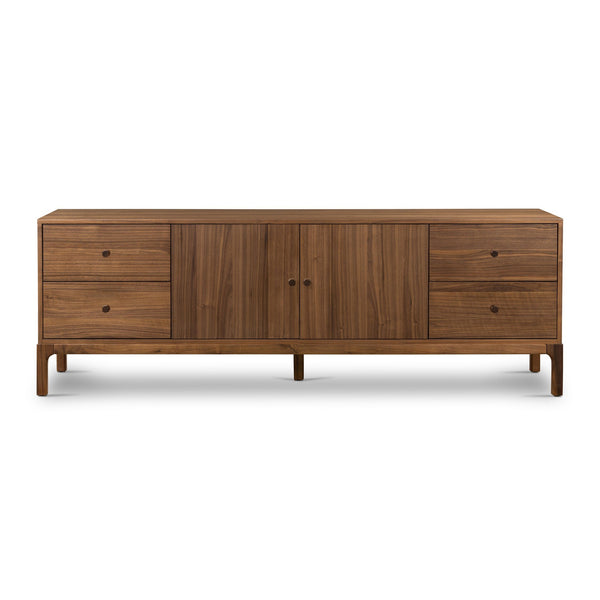 Arturo Media Console - Natural Walnut Veneer