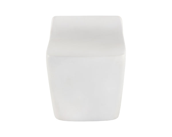 LEDGER STOOL - WHITE