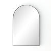Georgina Small Mirror In Iron Matte Black