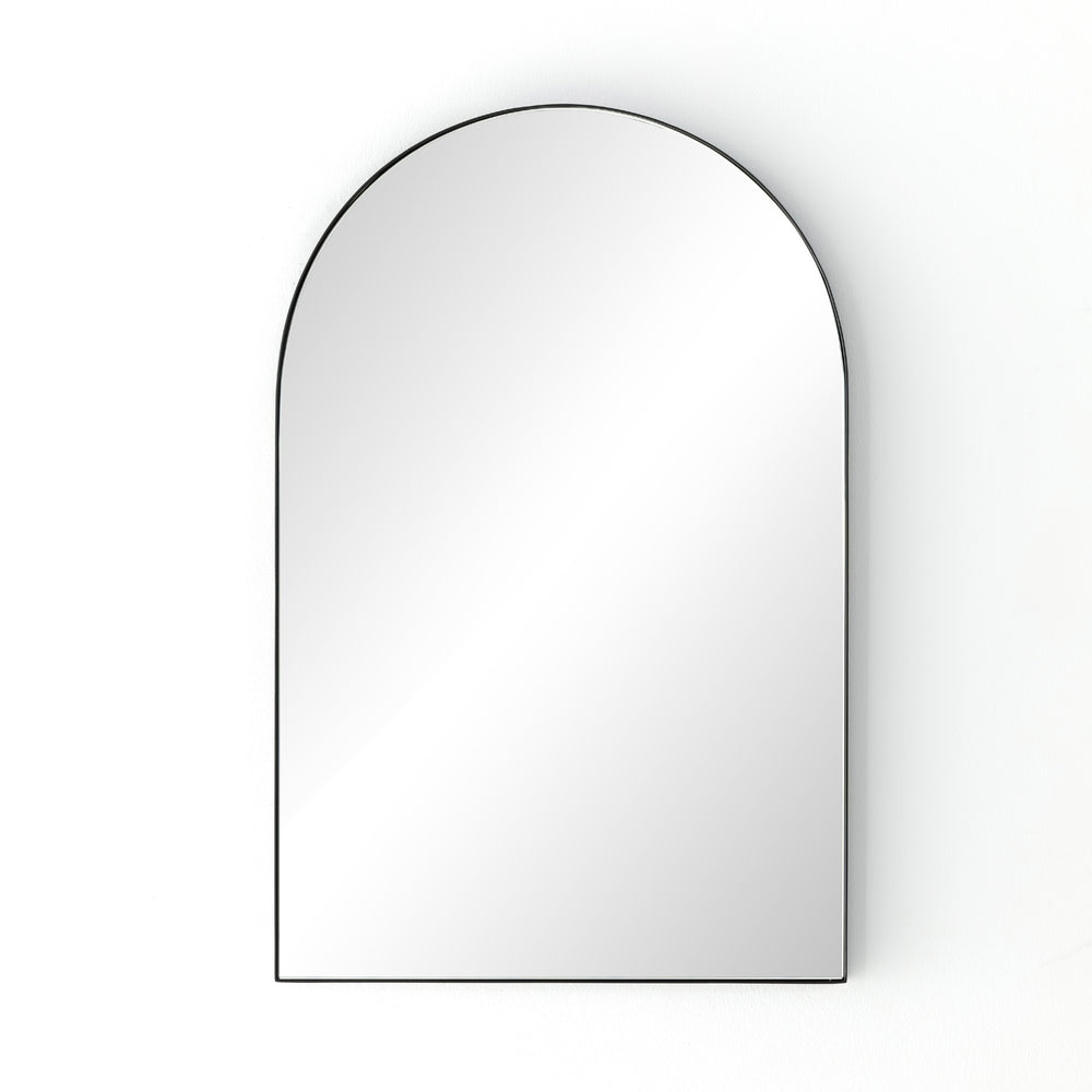 Georgina Small Mirror In Iron Matte Black
