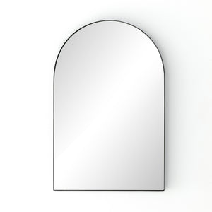 Georgina Small Mirror In Iron Matte Black